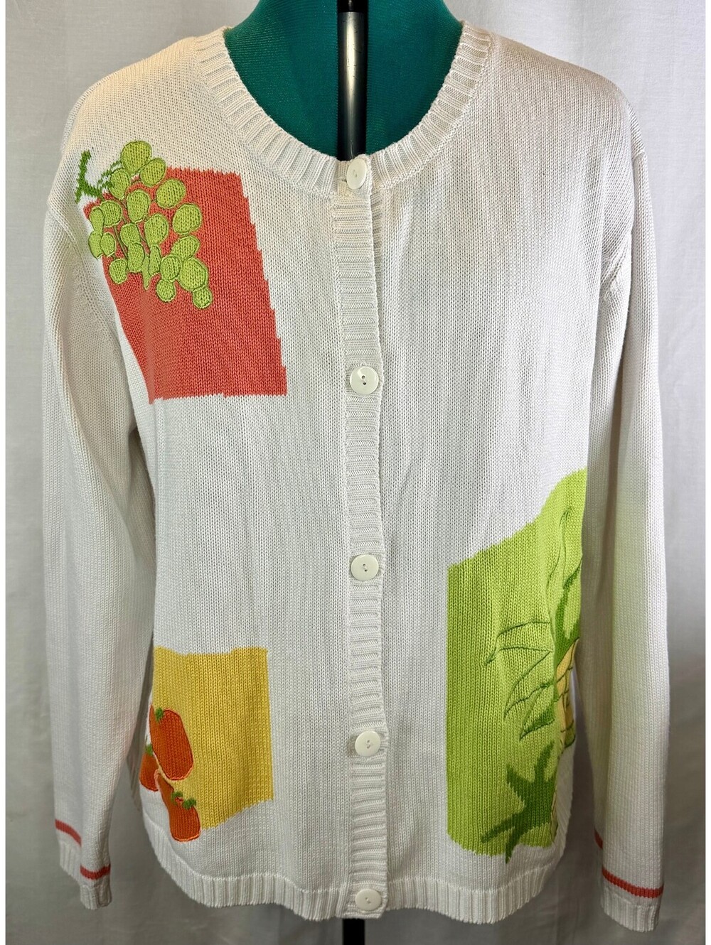 Vintage Coldwater Creek size L Cardigan Cottagecore Knit
